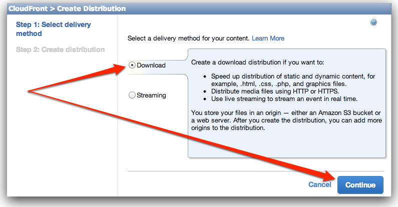 CloudFront-Select-Delivery-Method