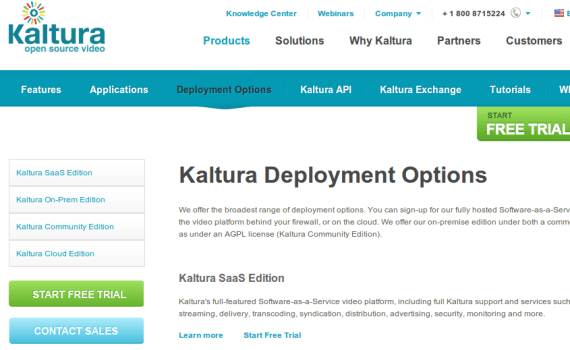 Kaltura Deployment Options