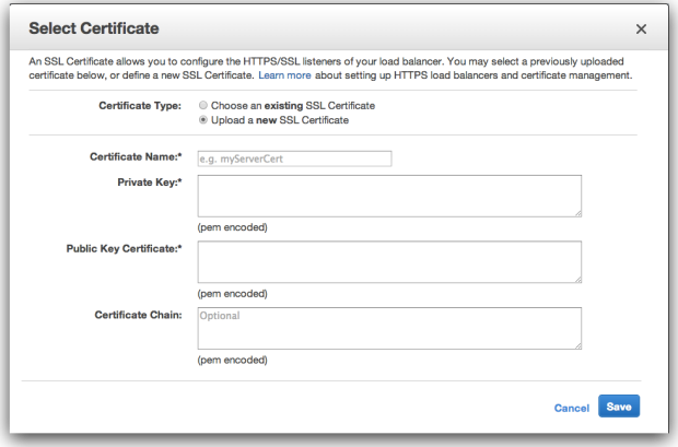 AWS-Certificate-Upload
