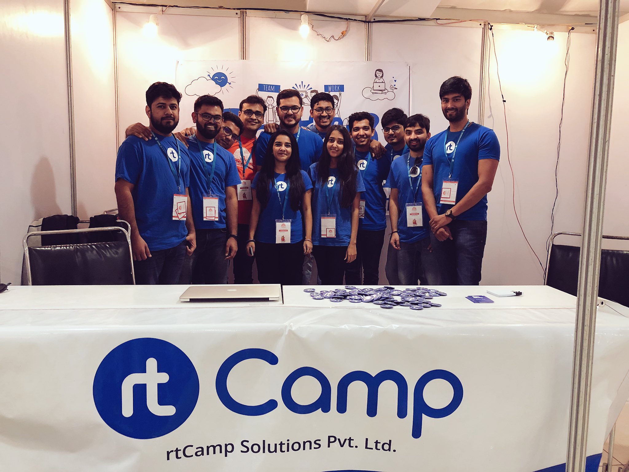 rtCamp at WCAhmedabad 2018.