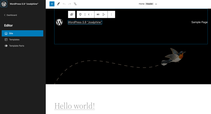 WordPress-Full-site-editing