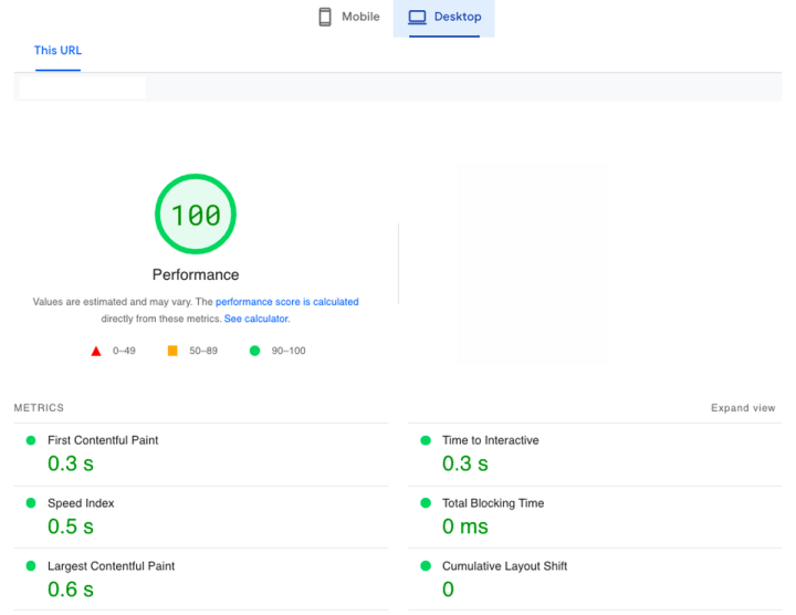 Performance improvement for Website