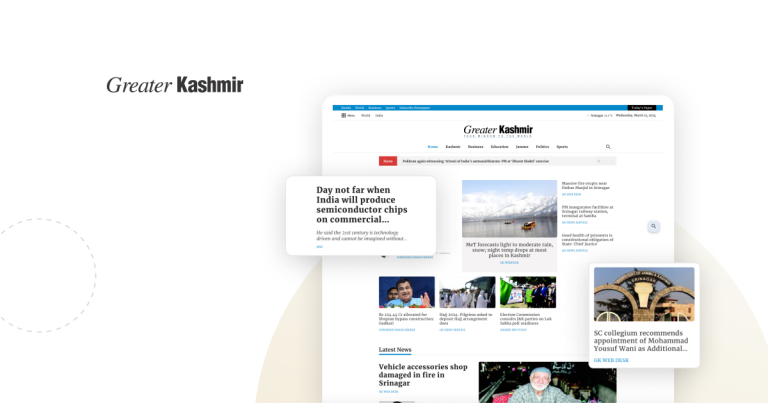 A More Streamlined Content Publishing Experience for Greater Kashmir