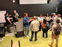 Photo of informal discussions towards the end of the 3PCD workshop in Melbourne