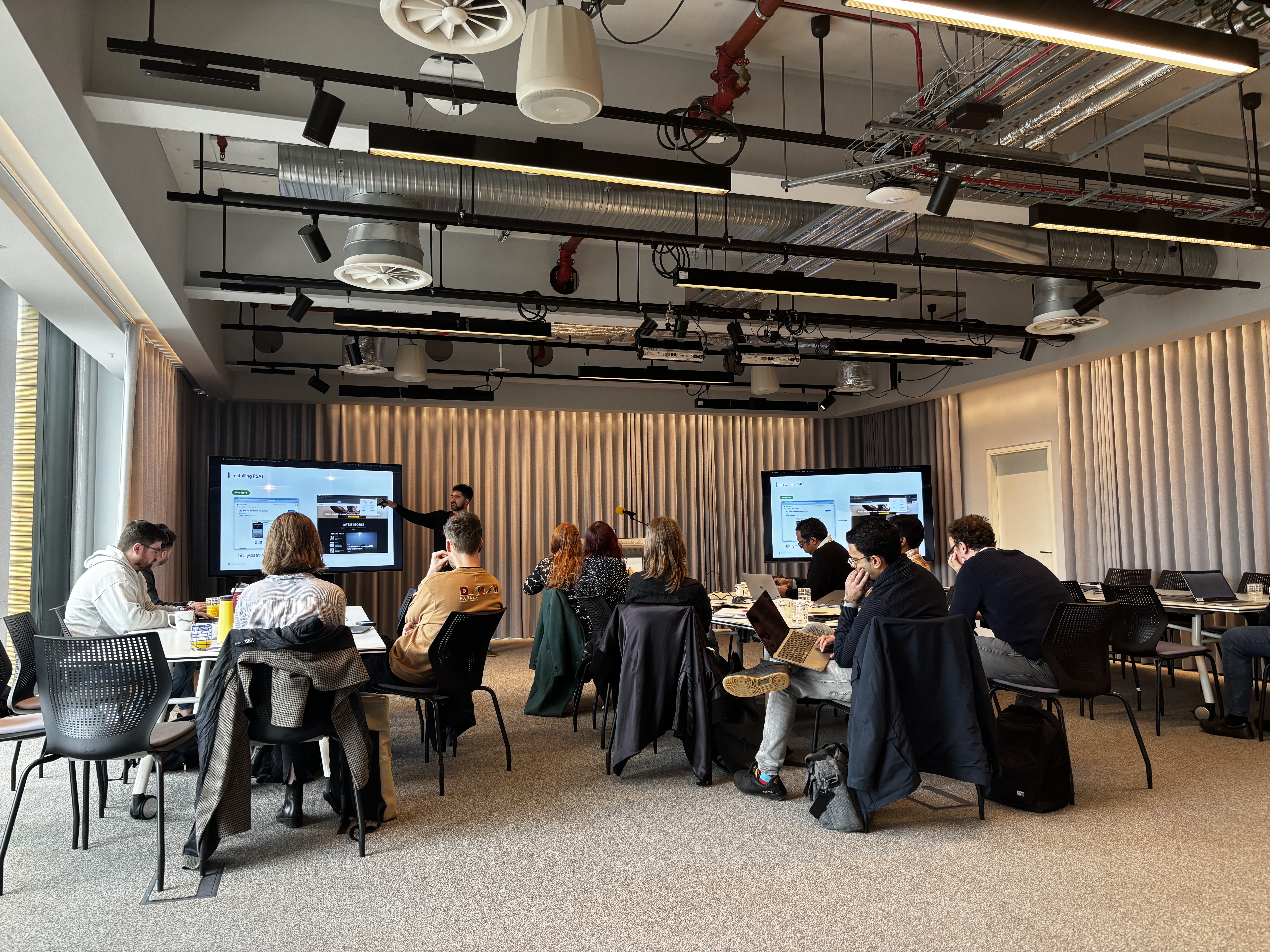 Photo of an ongoing Beyond Cookies Workshop in London