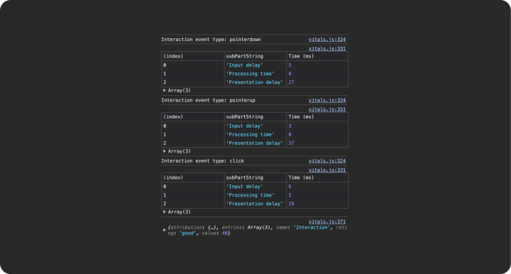 Console logging