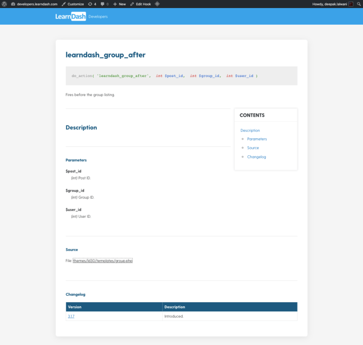 Custom development for Learndash