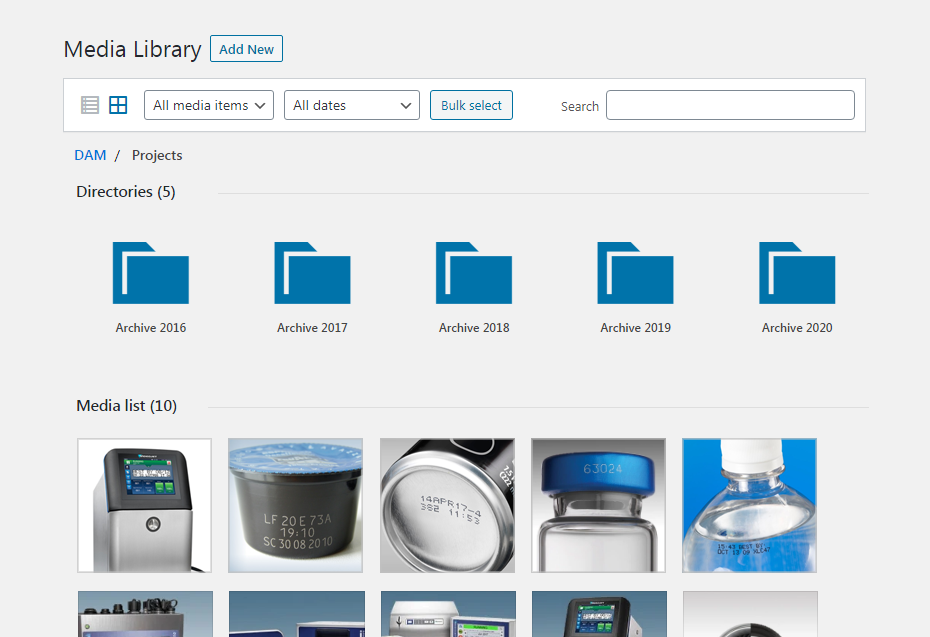 Digital Asset Management (DAM) 