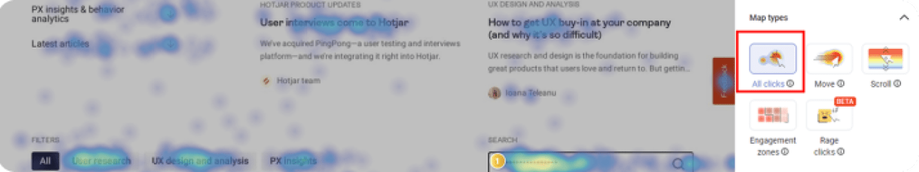 WooCommerce Heatmap example