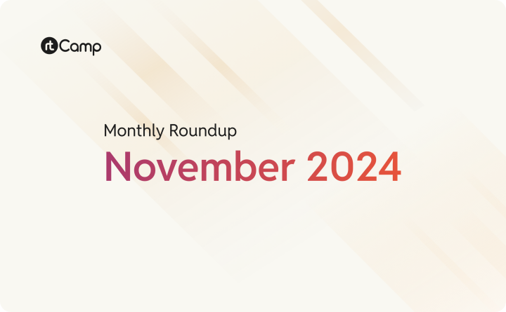Monthly Roundup November 2024