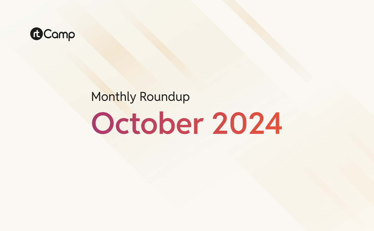 Monthly Roundup October 2024