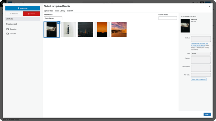 GoDAM Tab screenshot