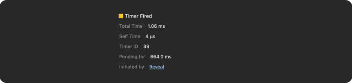 INP timer fired