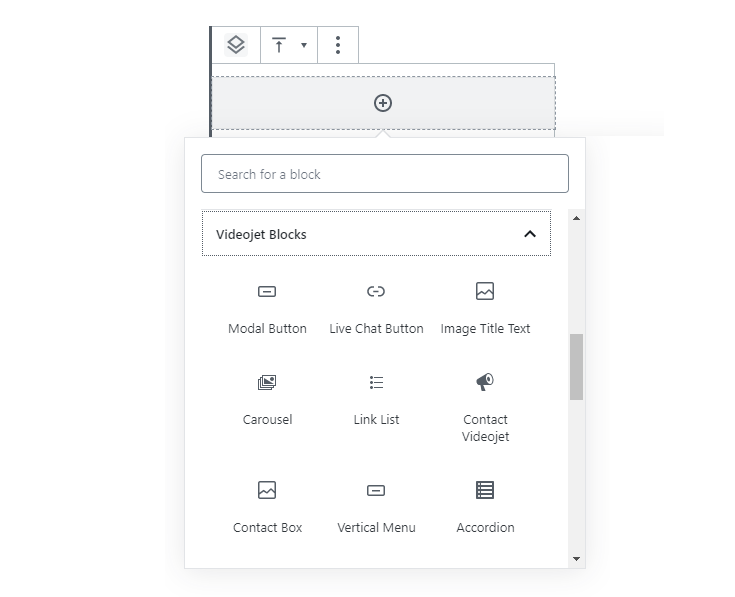 block based template library on Videojet website 