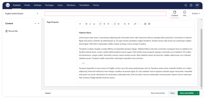 Umbraco Editor