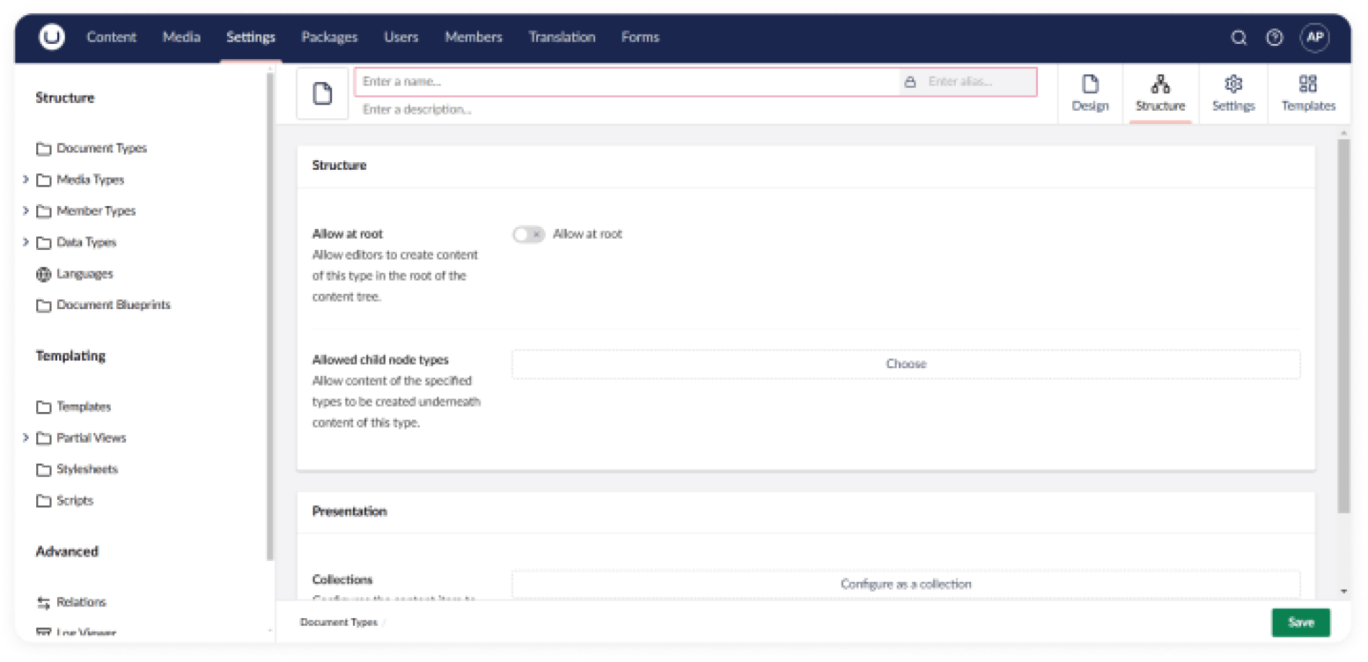 Umbraco Hierarchy