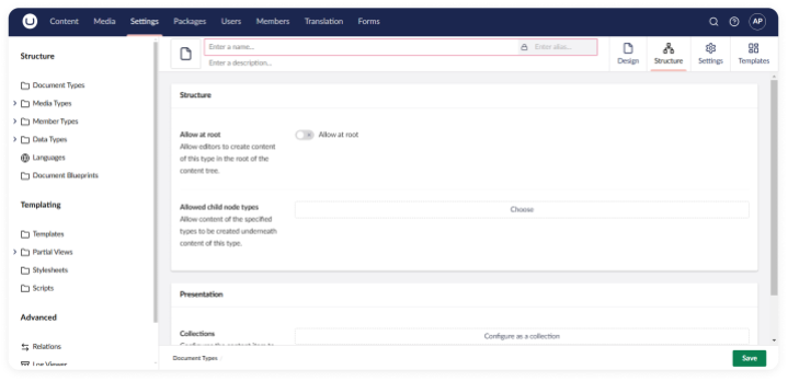Umbraco Hierarchy