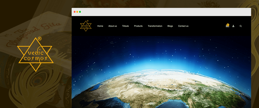 WordPress theme development for Vedic Cosmos
