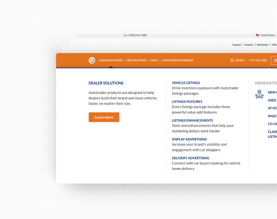 Inconsistent website navigation