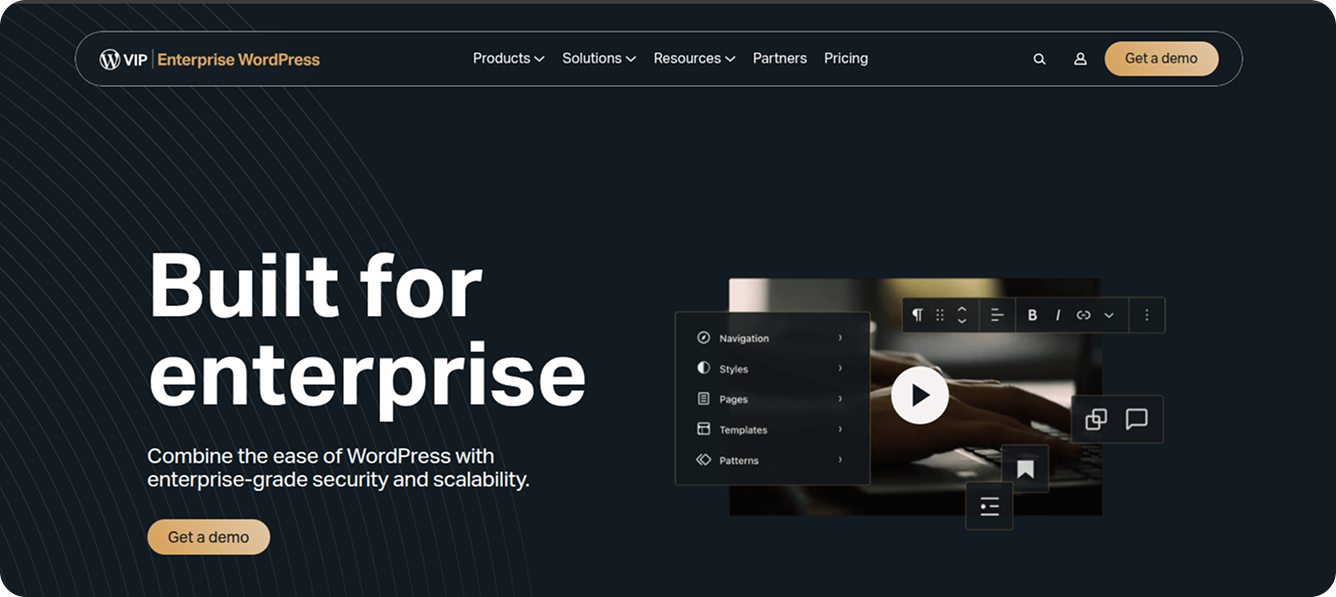 WordPress VIP website