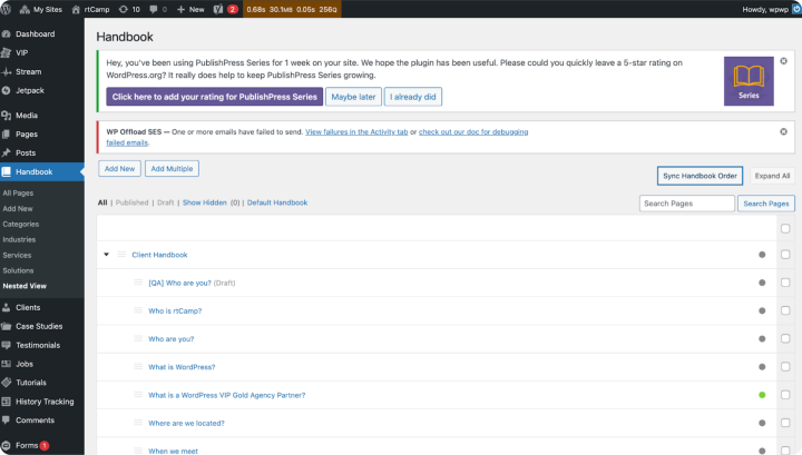 WordPress content post types