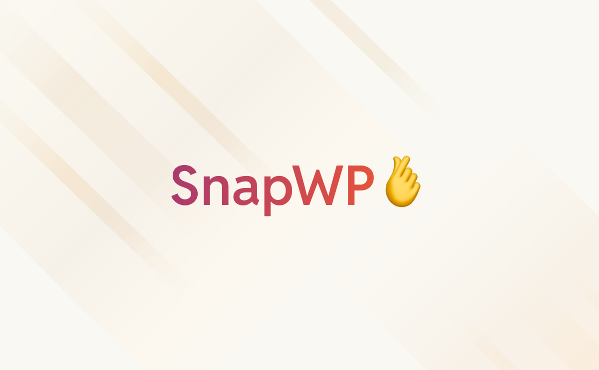 SnapWP on GitHub