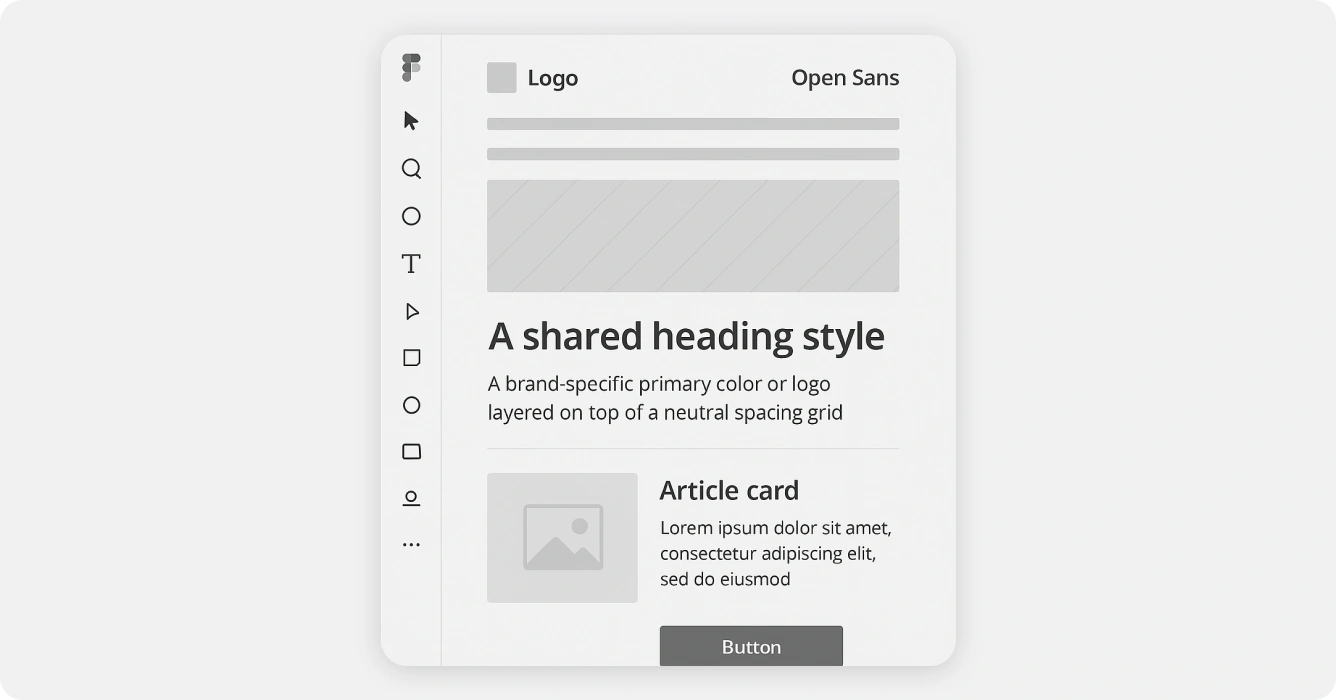 Shared heading style