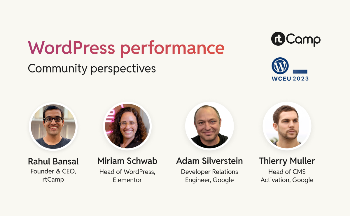 WordPress Performance community perspectives