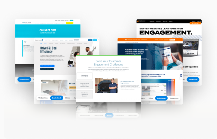 Fragmented Design - Cox automotive websites