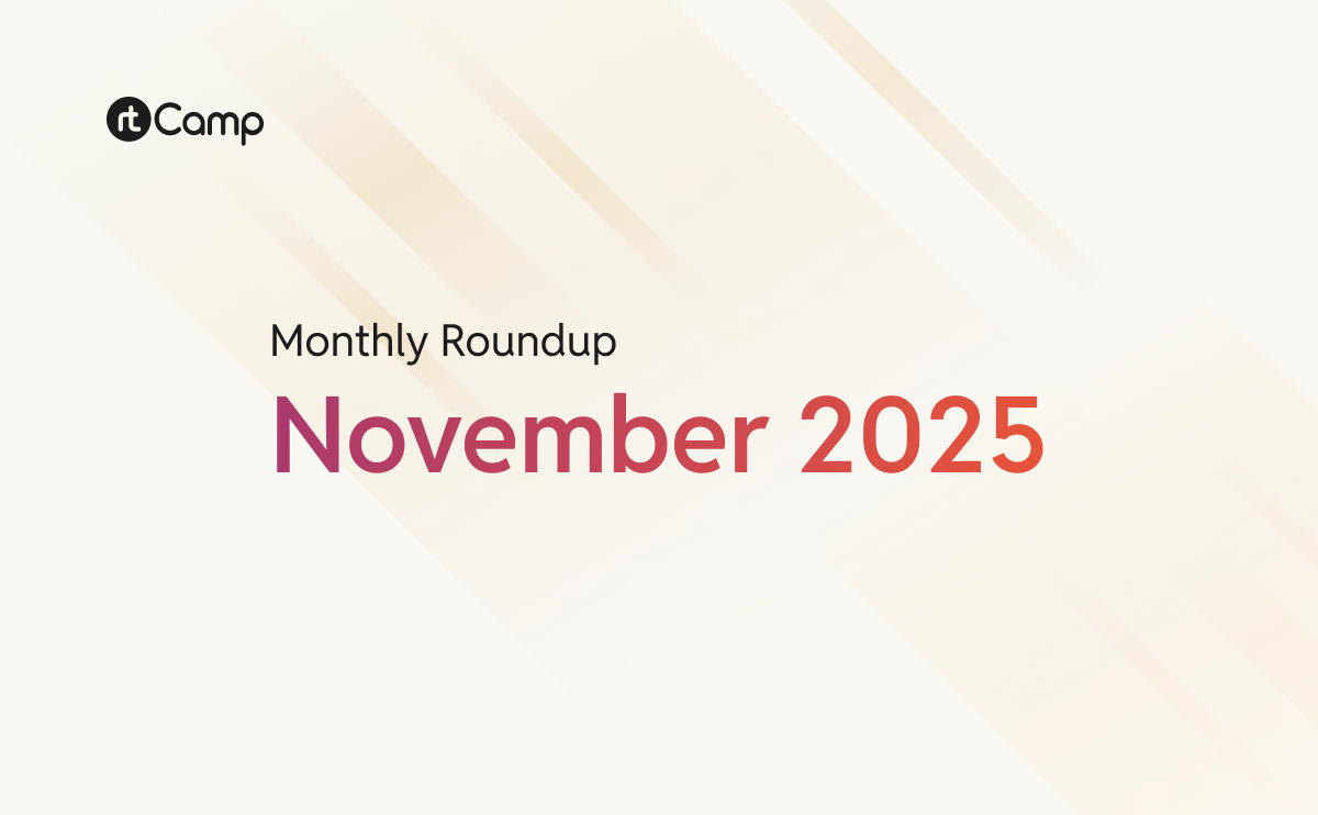 Monthly Roundup - November 2025