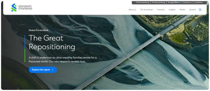 Standard Chartered uses WordPress