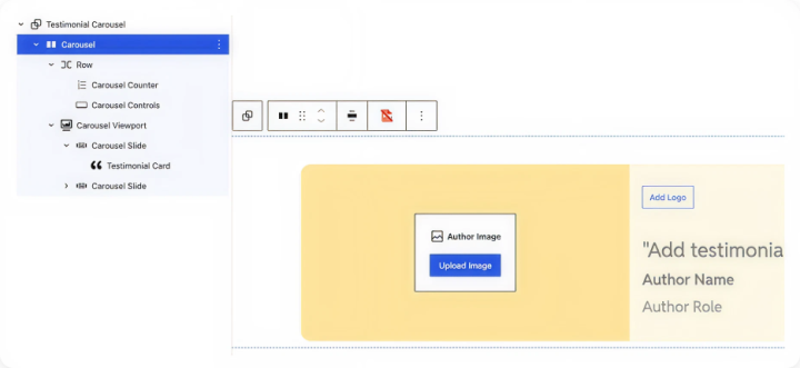 Carousal Kit block setting