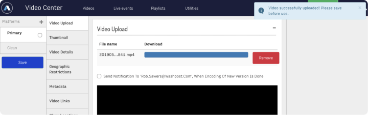 Arc XP Video Center Screenshot