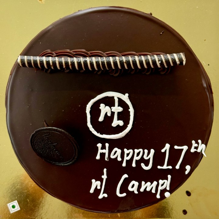 rtCamp 17th anniversary cake