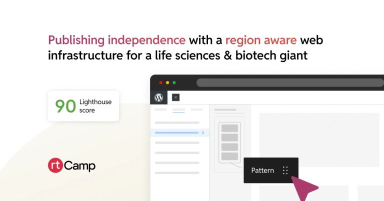 Publishing independence with a region aware web infrastructure for a life sciences & biotech giant