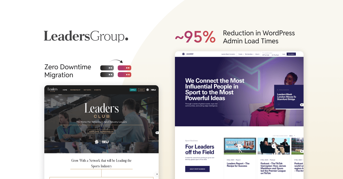 Evolving a scalable digital ecosystem for a global sports leadership community