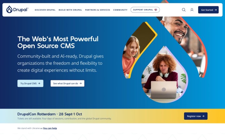 Drupal homepage