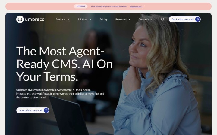 Umbraco homepage