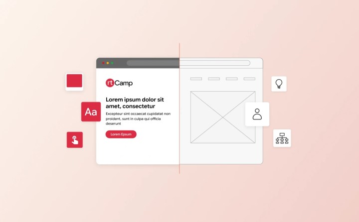 WordPress UI/UX design.